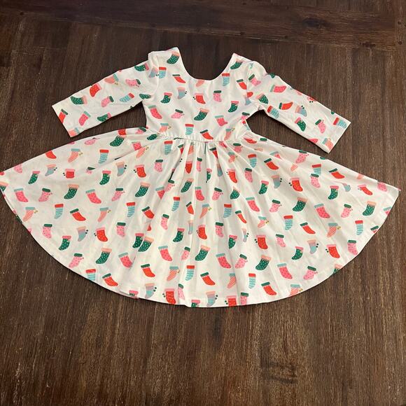 Ollie Jay Holiday Stocking Twirl Dress size 3 New With Tags - Picture 1 of 7